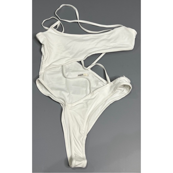 HOUSE OF CB Cubano Strappy Cutout One-Piece Swimsuit, SIZE Large - Picture 3 of 9